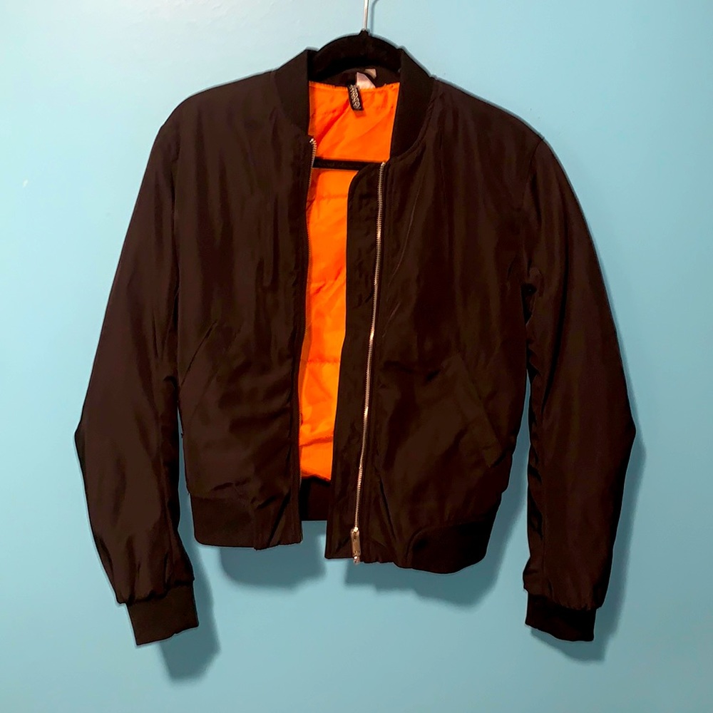 Black Bomber Jacket
